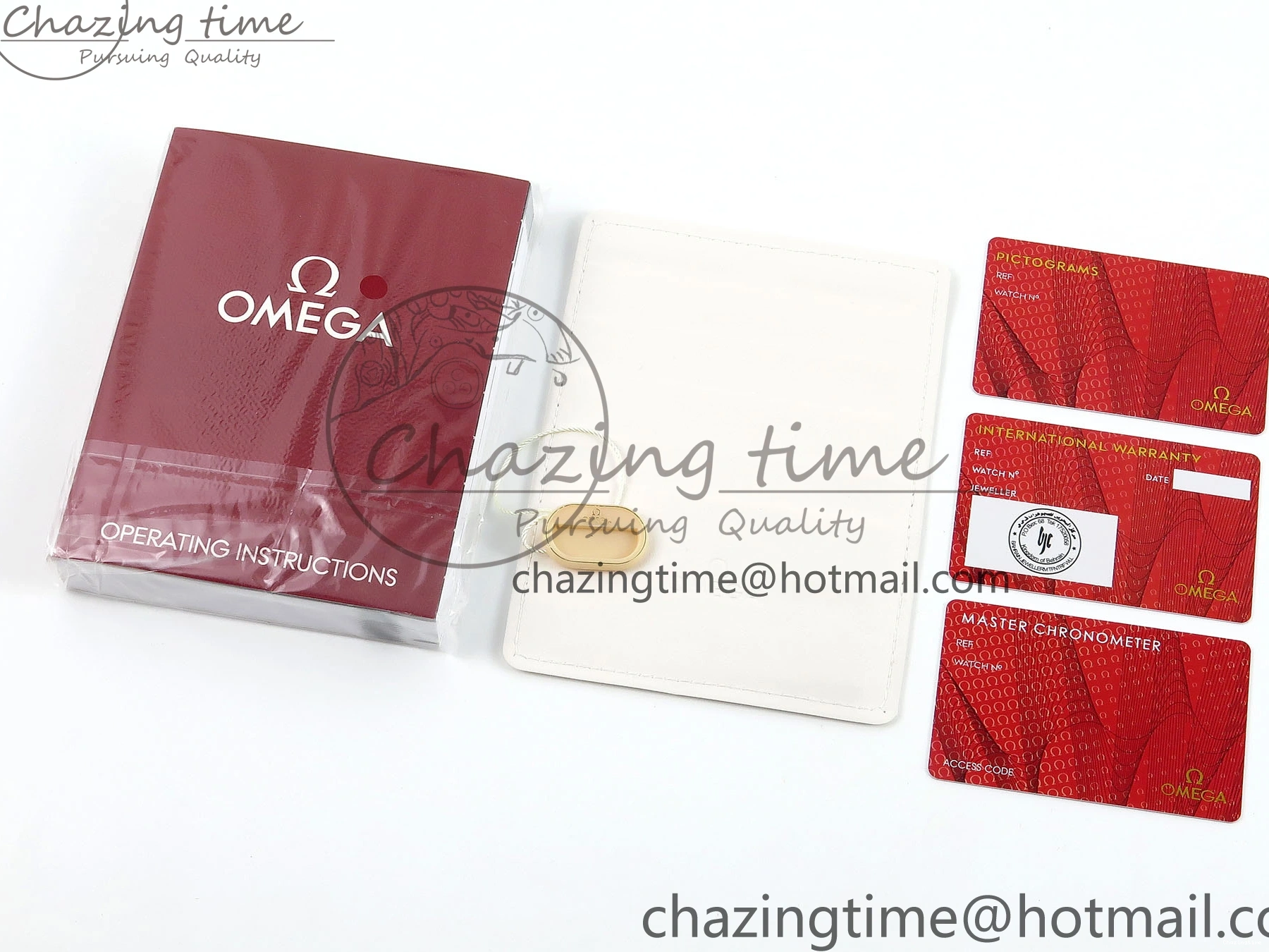 0101 OMEGA GIFT BOXSET WITH PAPERS AND CARDS MultiPurpose 7797